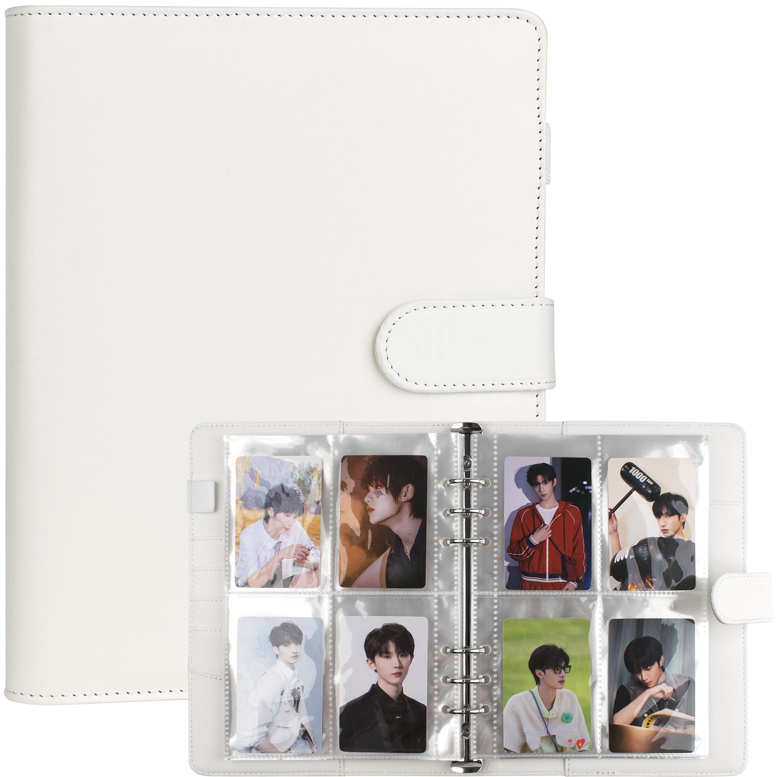 Trading Card Binder - حافظة ثلاثية الألوان بحجم A5 مع