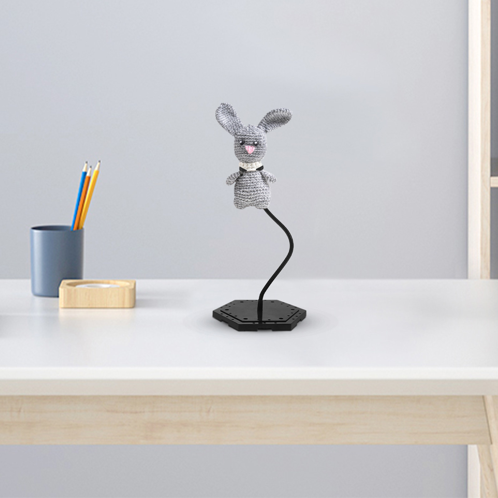 Action Figure Stand - حامل عرض للتماثيل القابلة للتعديل، قاعدة