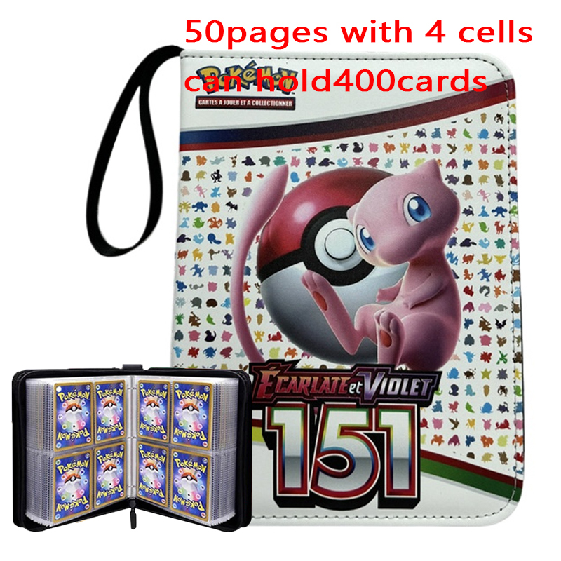 Pokemon Binder Card - جديد 400 قطعة ألبوم بطاقات صور