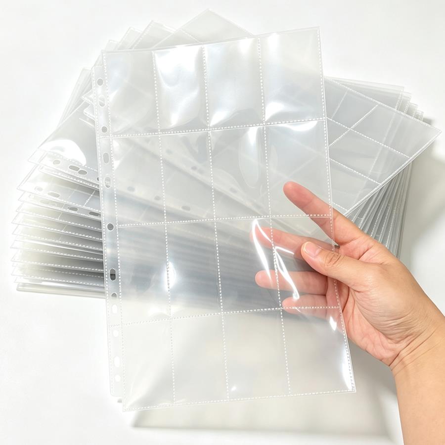 20/50 قطعة من صفحات تعبئة حافظ - مراجعة Trading Card Binder وسعره