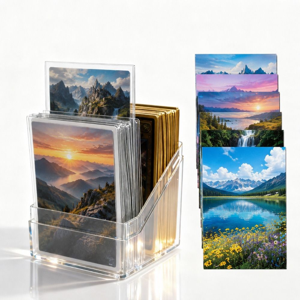 صندوق تخزين بطاقات أكريليك شفا - مراجعة Display Case Acrylic وسعره