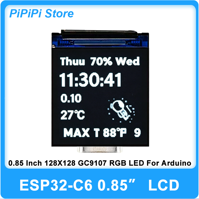 لوحة تطوير ESP32 C6 بشاشة IPS  - مراجعة Graded Card Display وسعره