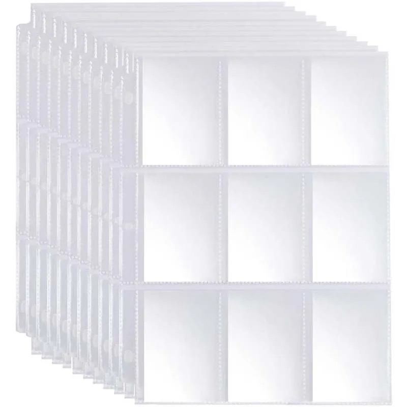 50 قطعة 9 جيب تجارة بطاقات الأ - مراجعة Trading Card Binder وسعره