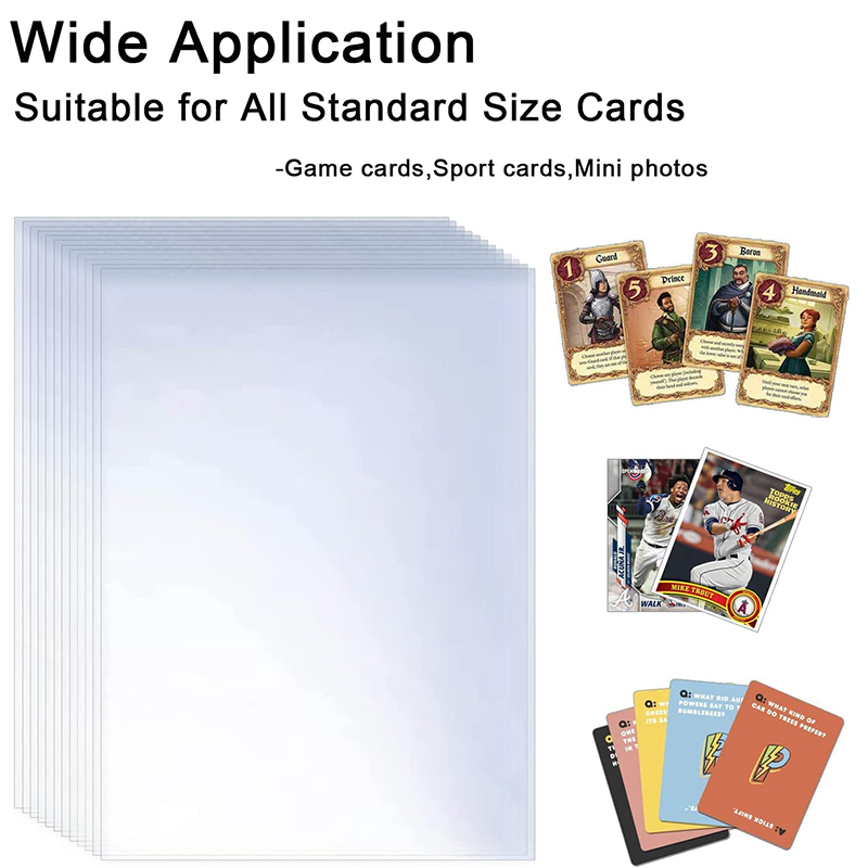 200 قطعة غطاء بطاقة اللعب الشف - مراجعة Card Penny Sleeve وسعره