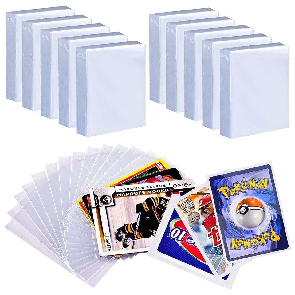 200 قطعة غطاء بطاقة اللعب الشف - مراجعة Card Penny Sleeve وسعره