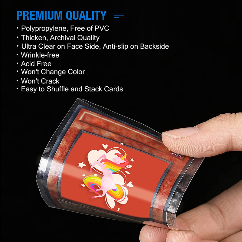 200 قطعة غطاء بطاقة اللعب الشف - مراجعة Card Penny Sleeve وسعره