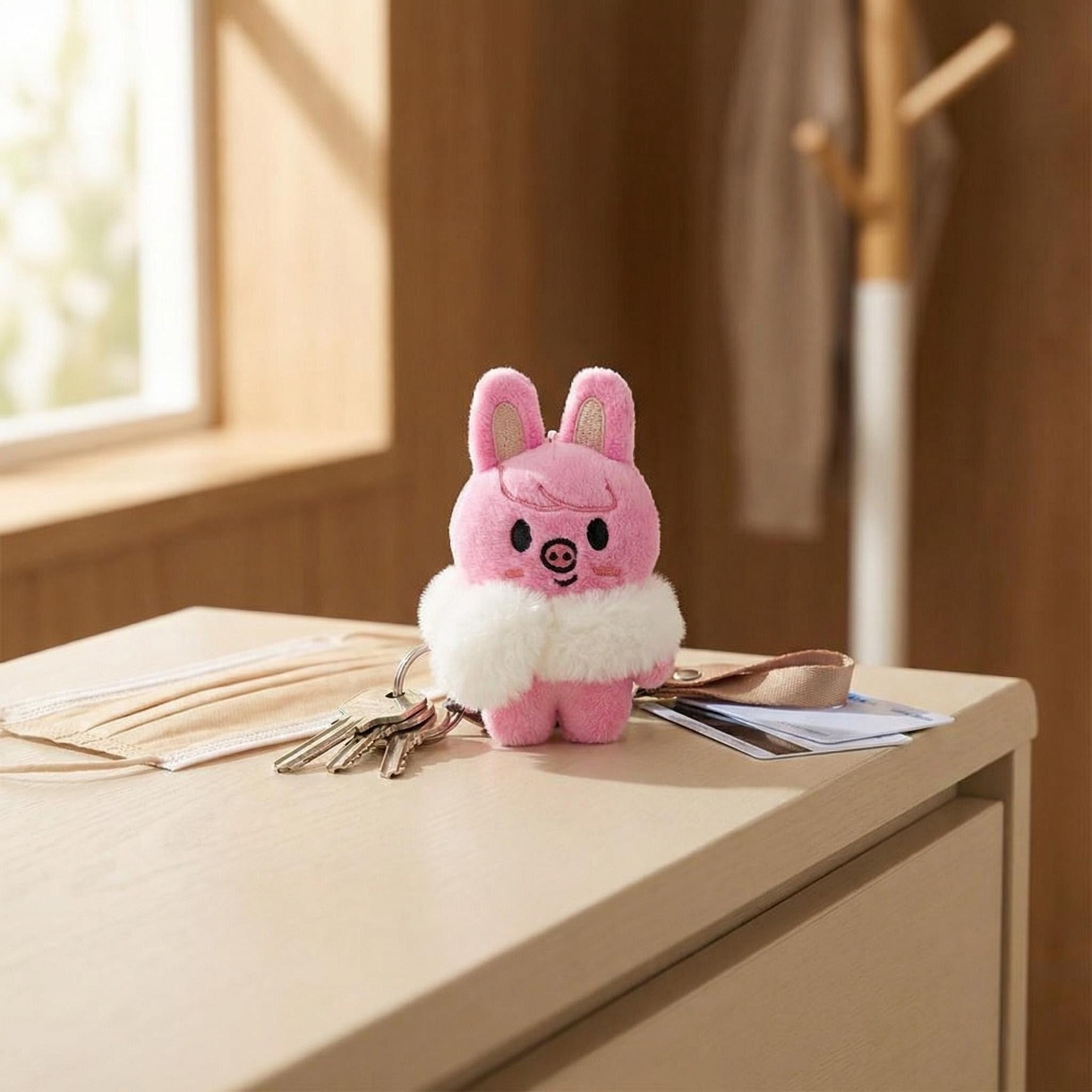 سلسلة مفاتيح على شكل دمية كرتو - مراجعة Vinyl Figure Blank وسعره