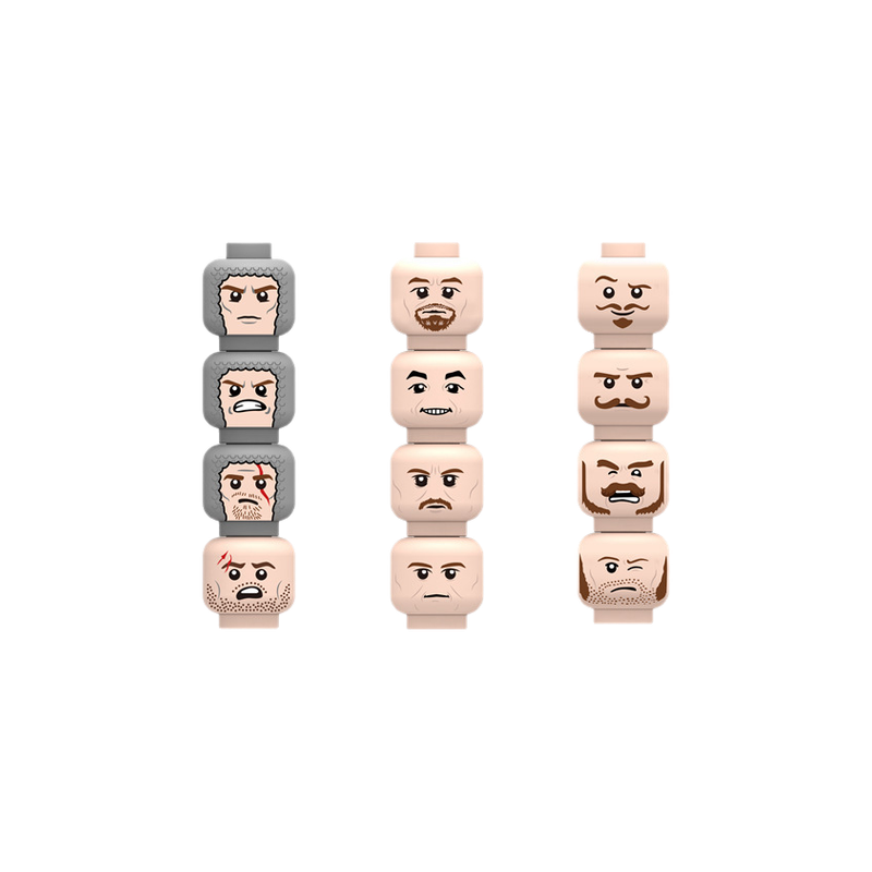 مكعبات بناء على شكل رؤوس بوجوه - مراجعة Lego Minifigure Holder وسعره