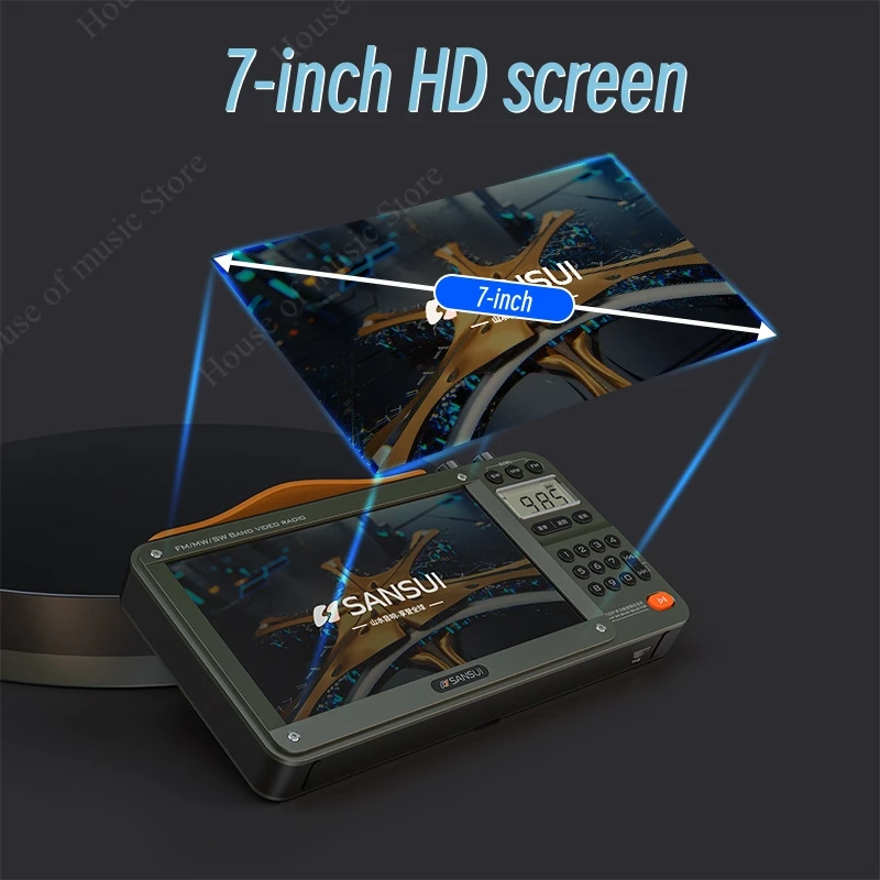 مكبرات صوت سانسوي F50/F51 بشاش - مراجعة Graded Card Display وسعره